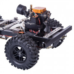 1:10 fuel model car set (frame + toyan fs-s100a methanol engine + toyan engine parts + remote controller)