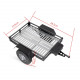 1/10 scale rc single-axle trailer diy toy for scx10/trx-4 modified model cars (kit version) 1/10 scale rc single-axle trailer diy toy for scx10/trx-4 modified model cars (kit version)