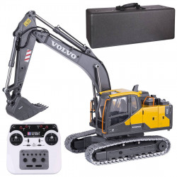 1/14 2.4g  rtr metal remote control excavator rc engineering construction truck vehicle - electric cylinder version