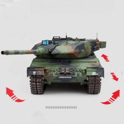 1/16 german leopard 2a6 main battle tank 2.4g rc radio controlled model military tank