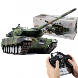 1/16 german leopard 2a6 main battle tank 2.4g rc radio controlled model military tank