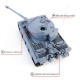 1/16 german tiger heavy tank 2.4ghz rechargeable rc military tank model 1/16 german tiger heavy tank 2.4ghz rechargeable rc military tank model