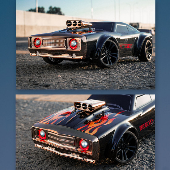 1/16 rc car 2.4g 4wd 35km/h rc drift muscle car model electric vehicle toys - rtr version 1/16 rc car 2.4g 4wd 35km/h rc drift muscle car model electric vehicle toys - rtr version