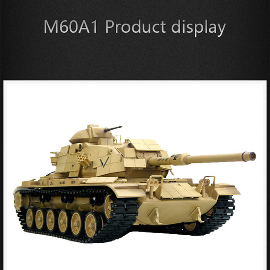 1/16 rc tank 2.4g american m60a1 main battle tank model vehicle model toys with lights&sounds (basic version) 1/16 rc tank 2.4g american m60a1 main battle tank model vehicle model toys with lights&sounds (basic version)