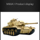 1/16 rc tank 2.4g american m60a1 main battle tank model vehicle model toys with lights&sounds (basic version) 1/16 rc tank 2.4g american m60a1 main battle tank model vehicle model toys with lights&sounds (basic version)