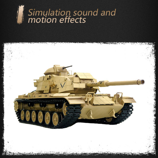 1/16 rc tank 2.4g american m60a1 main battle tank model vehicle model toys with lights&sounds (basic version) 1/16 rc tank 2.4g american m60a1 main battle tank model vehicle model toys with lights&sounds (basic version)