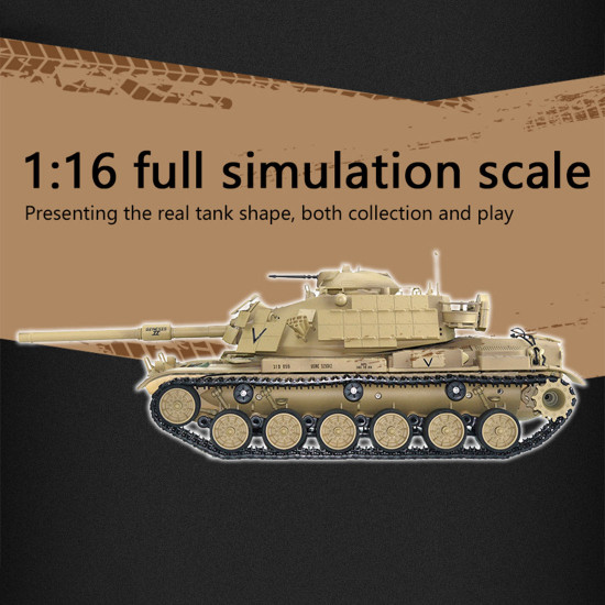 1/16 rc tank 2.4g american m60a1 main battle tank model vehicle model toys with lights&sounds (basic version) 1/16 rc tank 2.4g american m60a1 main battle tank model vehicle model toys with lights&sounds (basic version)