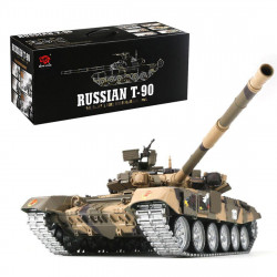 1:16 russian t90 main battle tank 2.4g remote control model tank with sound smoke shooting effect