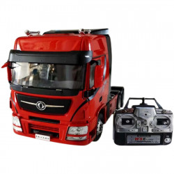 1/24 2.4g  simulation rc engineering  tow truck detachable flatbed semi trailer tractor model rtr
