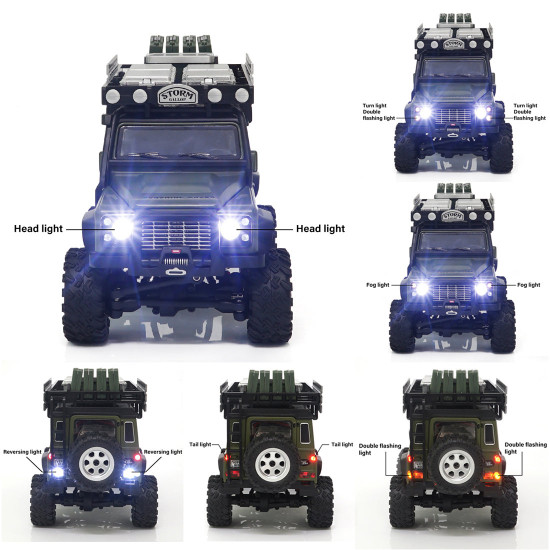 1/28 rc climbing car 2.4g 4wd rc electric car mini alloy off-road climbing car with led car lamp 1/28 rc climbing car 2.4g 4wd rc electric car mini alloy off-road climbing car with led car lamp