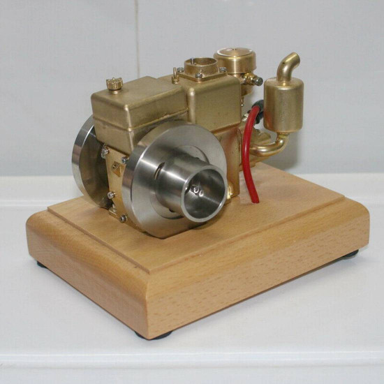 1.9cc miniature gasoline model engine old tractor engine four-stroke water-cooled internal combustion engine model 1.9cc miniature gasoline model engine old tractor engine four-stroke water-cooled internal combustion engine model