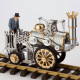 1 set of track for retro stirling engine rocket locomotive steam train model l1