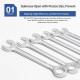 10-in-1 mini cr-v tork wrench set for model engine enthusiasts builder repair tools 10-in-1 mini cr-v tork wrench set for model engine enthusiasts builder repair tools