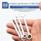 10-in-1 mini cr-v tork wrench set for model engine enthusiasts builder repair tools 10-in-1 mini cr-v tork wrench set for model engine enthusiasts builder repair tools