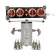 100+pcs luminous tube clock robot model kit assembling toy gift 100+pcs luminous tube clock robot model kit assembling toy gift