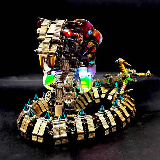 1000+pcs 3d diy cobra snake metal model kits 1000+pcs 3d diy cobra snake metal model kits