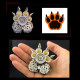 100pcs+ 3d metal lovely tiger paw kit assembly diy 100pcs+ 3d metal lovely tiger paw kit assembly diy