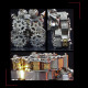 100pcs+ 3d metal lovely tiger paw kit assembly diy 100pcs+ 3d metal lovely tiger paw kit assembly diy