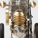 102pcs diy metal revolutionary stirling engine powered 3 wheels car vehicle model a1