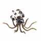 3d metal steampunk galaxy craft puzzle mechanical octopus with desk lamp model diy assembly for home decor creative gift-1060pcs