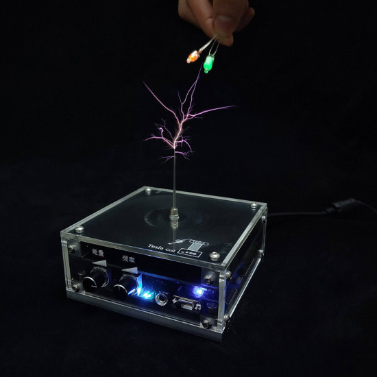 10cm electronic musical tesla coil artificial lightning magnetic storm coil experimental toy 48-54v dc 10cm electronic musical tesla coil artificial lightning magnetic storm coil experimental toy 48-54v dc