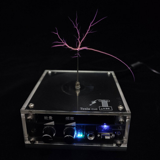 10cm electronic musical tesla coil artificial lightning magnetic storm coil experimental toy 48-54v dc 10cm electronic musical tesla coil artificial lightning magnetic storm coil experimental toy 48-54v dc