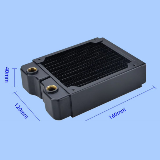 120 high-efficiency pure-copper water radiator 40mm for engine model modification 120 high-efficiency pure-copper water radiator 40mm for engine model modification