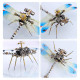 150pcs 3d metal golden dragonfly model building kit 150pcs 3d metal golden dragonfly model building kit