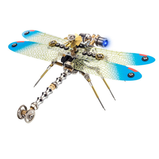 150pcs 3d metal golden dragonfly model building kit 150pcs 3d metal golden dragonfly model building kit