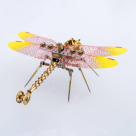 150pcs 3d metal golden dragonfly model building kit 150pcs 3d metal golden dragonfly model building kit