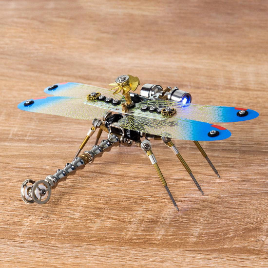 150pcs 3d metal golden dragonfly model building kit 150pcs 3d metal golden dragonfly model building kit