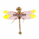 150pcs 3d metal golden dragonfly model building kit 150pcs 3d metal golden dragonfly model building kit