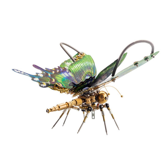 150pcs steampunk 3d tiger swallowtail butterfly model assembly diy kit 150pcs steampunk 3d tiger swallowtail butterfly model assembly diy kit