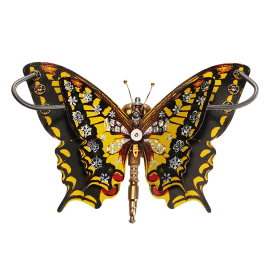 150pcs steampunk 3d tiger swallowtail butterfly model assembly diy kit 150pcs steampunk 3d tiger swallowtail butterfly model assembly diy kit