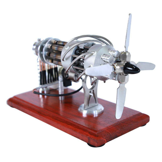 16 cylinder stirling engine model creative motor engine generator toy engine