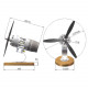 16 cylinder swashplate stirling engine model aircraft engine mechanical toy 16stl-2.0 16 cylinder swashplate stirling engine model aircraft engine mechanical toy 16stl-2.0