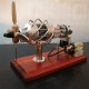 16 cylinder upgraded stirling engine model quartz glass hot air creative motor engine generator 16 cylinder upgraded stirling engine model quartz glass hot air creative motor engine generator