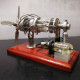 16 cylinder upgraded stirling engine model quartz glass hot air creative motor engine generator 16 cylinder upgraded stirling engine model quartz glass hot air creative motor engine generator