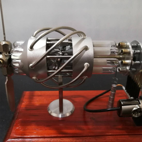 16 cylinder upgraded stirling engine model quartz glass hot air creative motor engine generator 16 cylinder upgraded stirling engine model quartz glass hot air creative motor engine generator