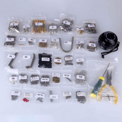1636pcs bluetooth wireless audio diy mechanical spider assembly kit