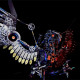 1800+pcs cyberpunk diy 3d metal gyrfalcon eagle model kits 1800+pcs cyberpunk diy 3d metal gyrfalcon eagle model kits