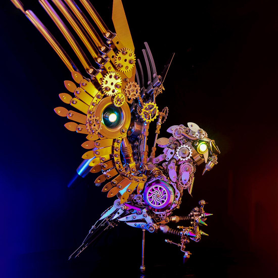 1800+pcs cyberpunk diy 3d metal gyrfalcon eagle model kits 1800+pcs cyberpunk diy 3d metal gyrfalcon eagle model kits