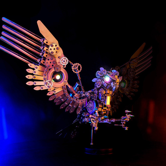1800+pcs cyberpunk diy 3d metal gyrfalcon eagle model kits 1800+pcs cyberpunk diy 3d metal gyrfalcon eagle model kits