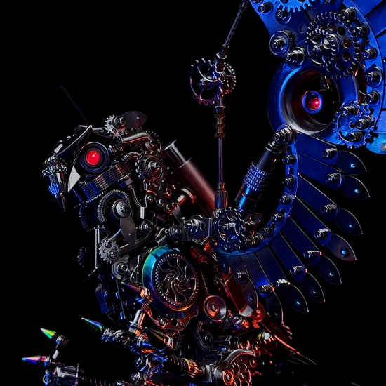1800+pcs cyberpunk diy 3d metal gyrfalcon eagle model kits 1800+pcs cyberpunk diy 3d metal gyrfalcon eagle model kits