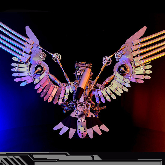 1800+pcs cyberpunk diy 3d metal gyrfalcon eagle model kits 1800+pcs cyberpunk diy 3d metal gyrfalcon eagle model kits