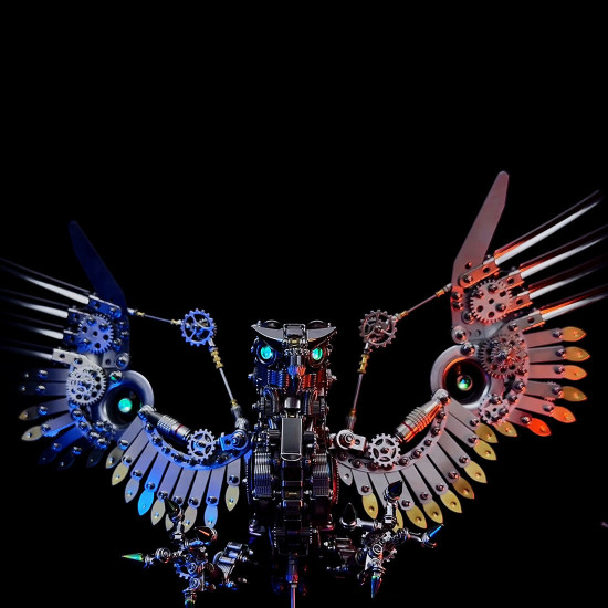 1800+pcs cyberpunk diy 3d metal gyrfalcon eagle model kits 1800+pcs cyberpunk diy 3d metal gyrfalcon eagle model kits