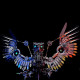 1800+pcs cyberpunk diy 3d metal gyrfalcon eagle model kits 1800+pcs cyberpunk diy 3d metal gyrfalcon eagle model kits