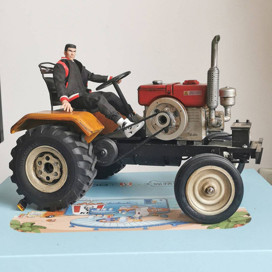2.4g remote control electric 4×2 vintage tractor truck model farm toys scale 1:10 2.4g remote control electric 4×2 vintage tractor truck model farm toys scale 1:10