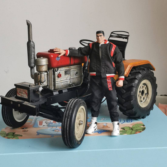 2.4g remote control electric 4×2 vintage tractor truck model farm toys scale 1:10 2.4g remote control electric 4×2 vintage tractor truck model farm toys scale 1:10