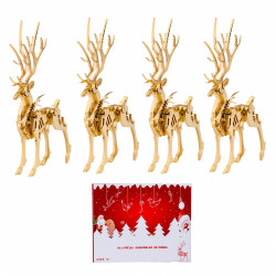 200pcs+ christmas golden elk model metal model kits for adults